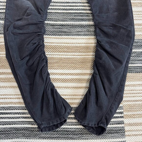 Free People We The Free Daliah Stacked Low Rise Straight Leg Jeans Black Size 30 - Picture 3 of 14
